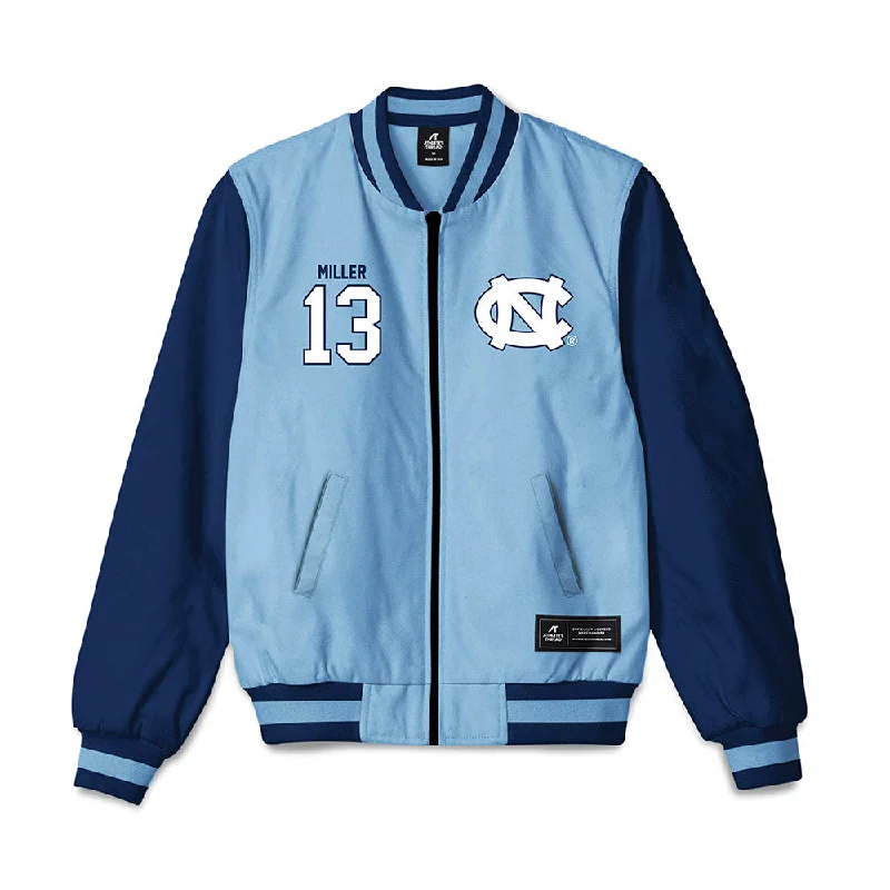 UNC - NCAA Women's Gymnastics : Bella Miller - Bomber Jacket Stylish Shiny Bomber