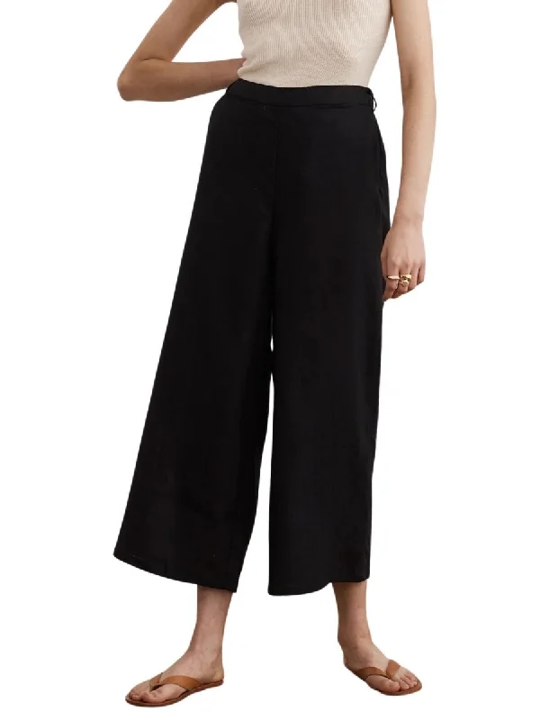 The Josefina Pant Black Formal Wide-Leg Pants