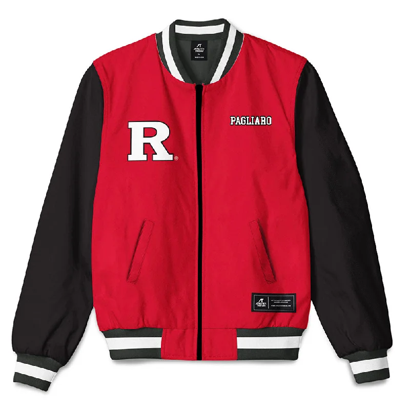 Rutgers - NCAA Women's Gymnastics : Anna Pagliaro - Bomber Jacket Sport Luxe Bomber