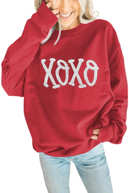 Cozy Christmas Sweatshirt Hoodie with Stripes Bold Sporty