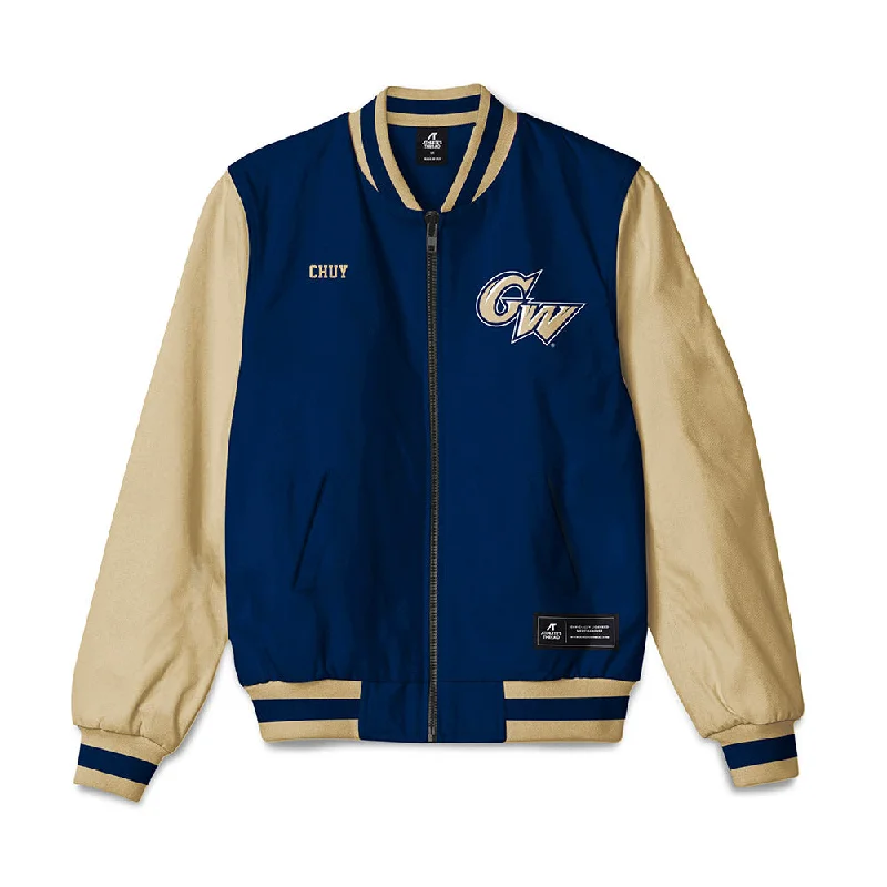 GWU - NCAA Women's Gymnastics : Alexa Chuy - Bomber Jacket Classic Bomber Jacket