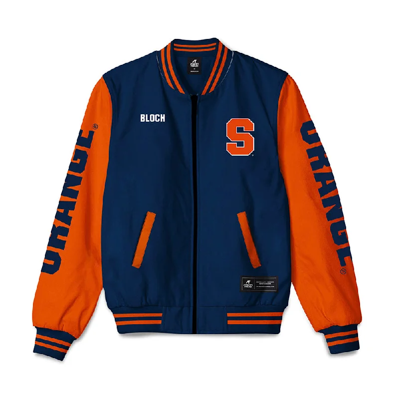 Syracuse - NCAA Women's Track & Field : Samantha Bloch - Bomber Jacket Lightweight Loungewear Bomber