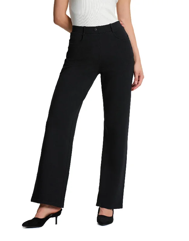 Stretch Relaxed Fit Dress Pants Soft Stretch Leggings