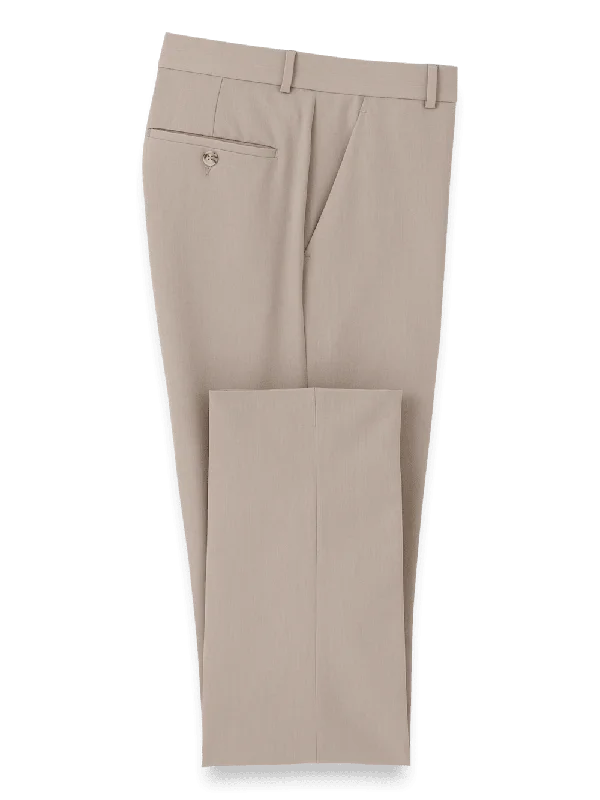 Comfort Stretch Travel Pants - Stone Modern Stretch Trousers