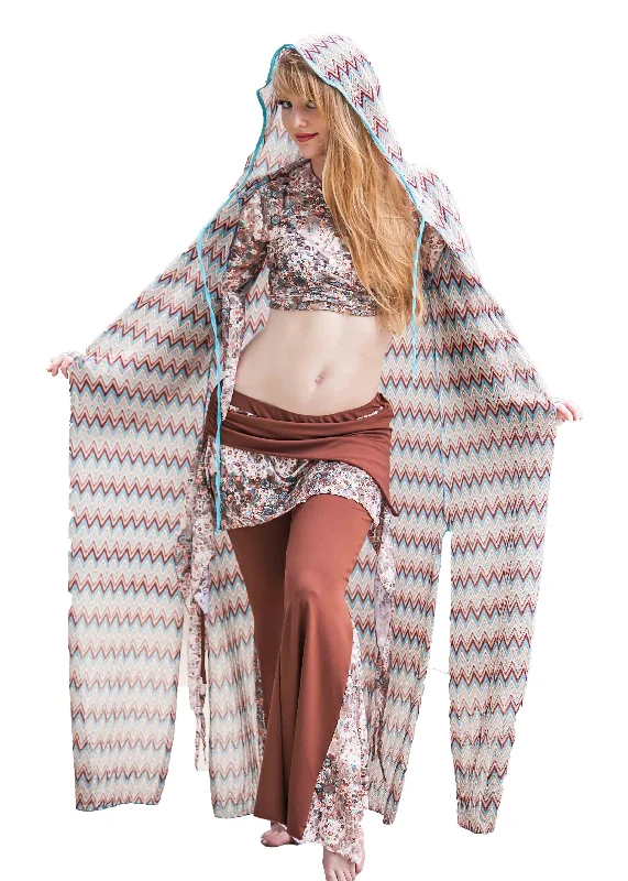 Belly Dance Hooded Caftan | CHEBBA HOODIE Hoodie with Hem Drawcord Adjustable Customizable