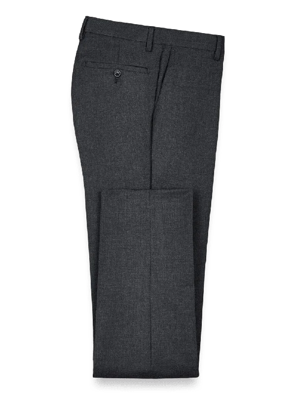 Wool Gabardine Pants - Charcoal Cozy Maternity Pants