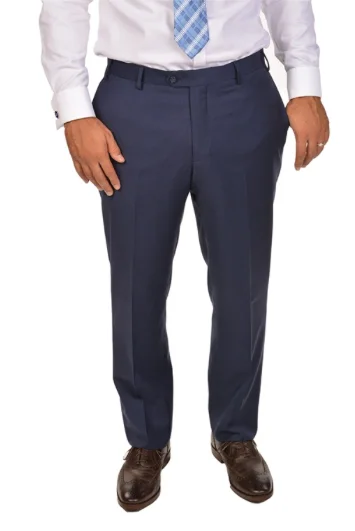 Beautiful Blue Slim Fit Dress Pants Wide-Legged Palazzos