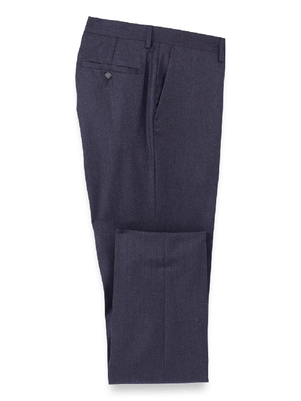 Wool Flannel Pants - Purple Casual Yoga Pants