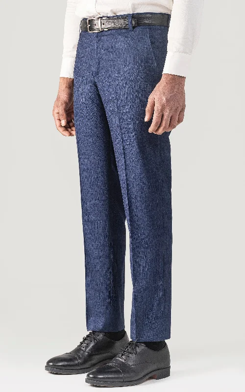 DRESS  PANT BLUE Fashionable Track Pants