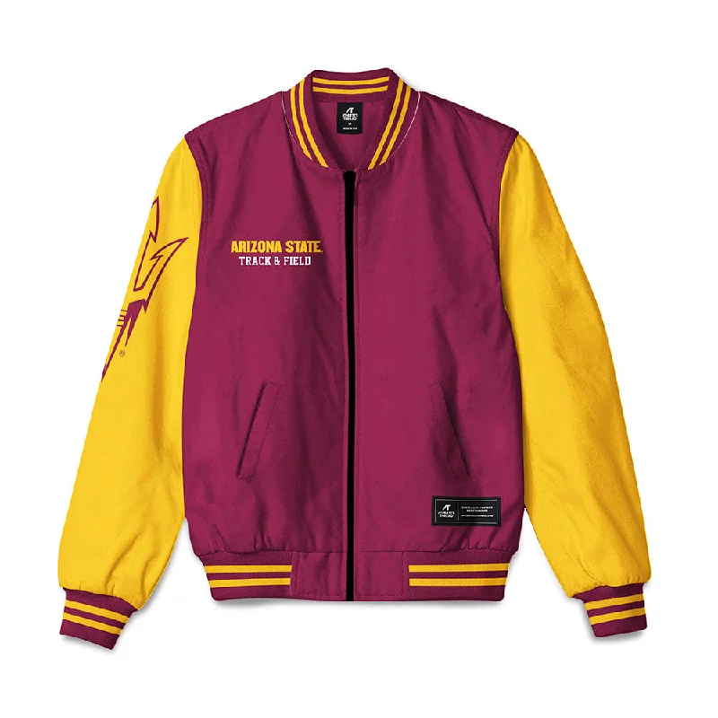 Arizona State - NCAA Women's Track & Field : Alex Johnson - Bomber Jacket Bright Neon Bomber