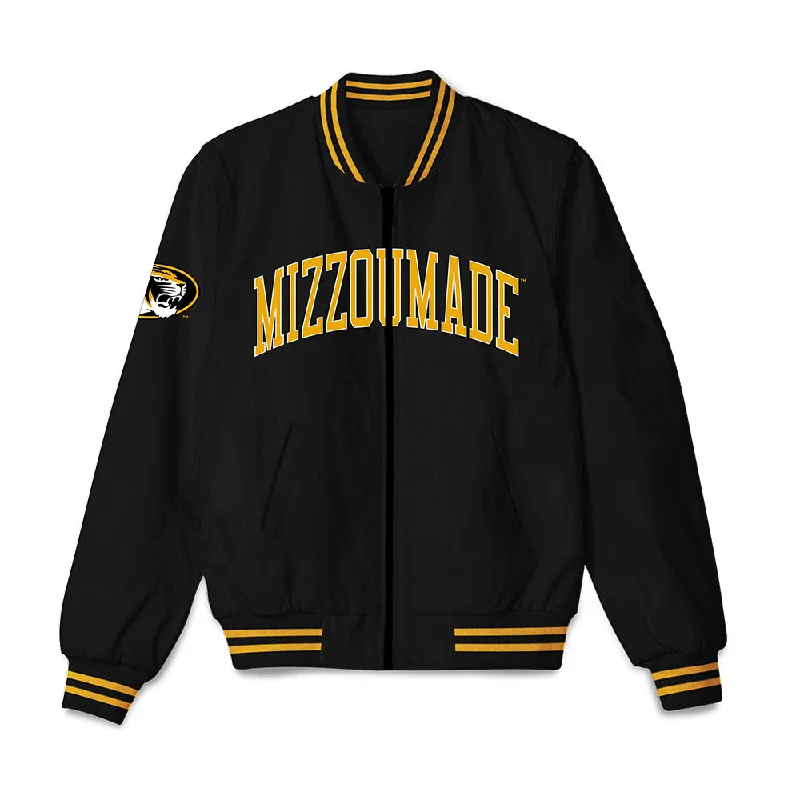 Missouri - NCAA Women's Gymnastics : Abby Mueller - Bomber Jacket Elegant Satin Bomber