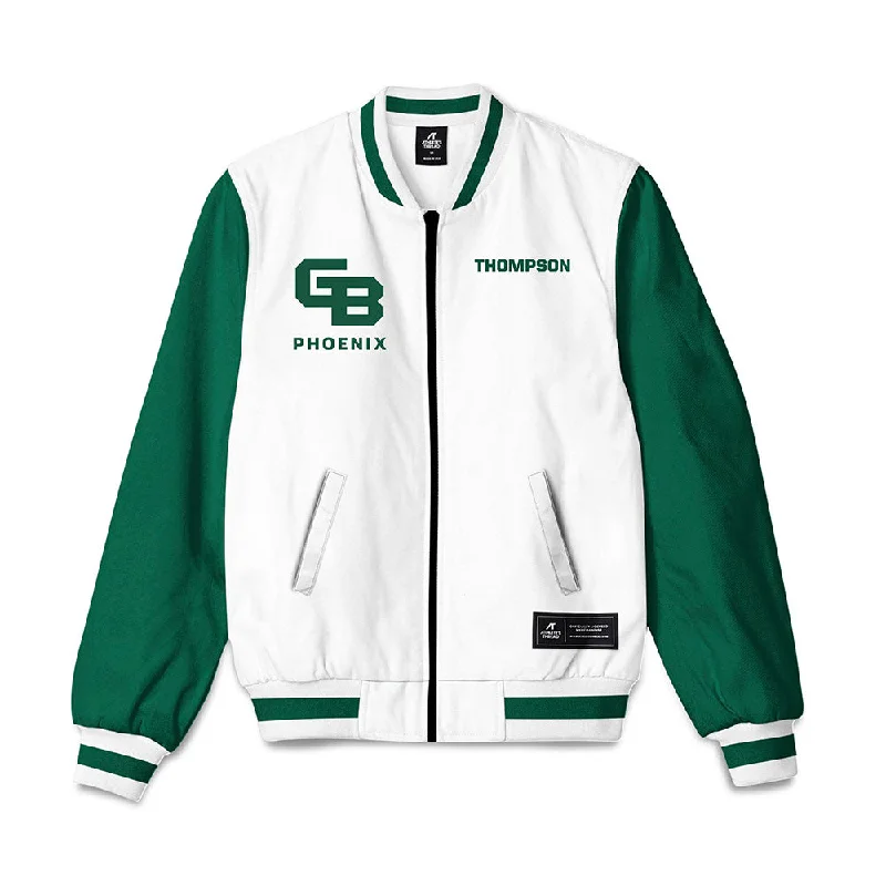 UW Green Bay - NCAA Women's Cross Country : Julia Thompson - Bomber Jacket Quilted Puffer Bomber