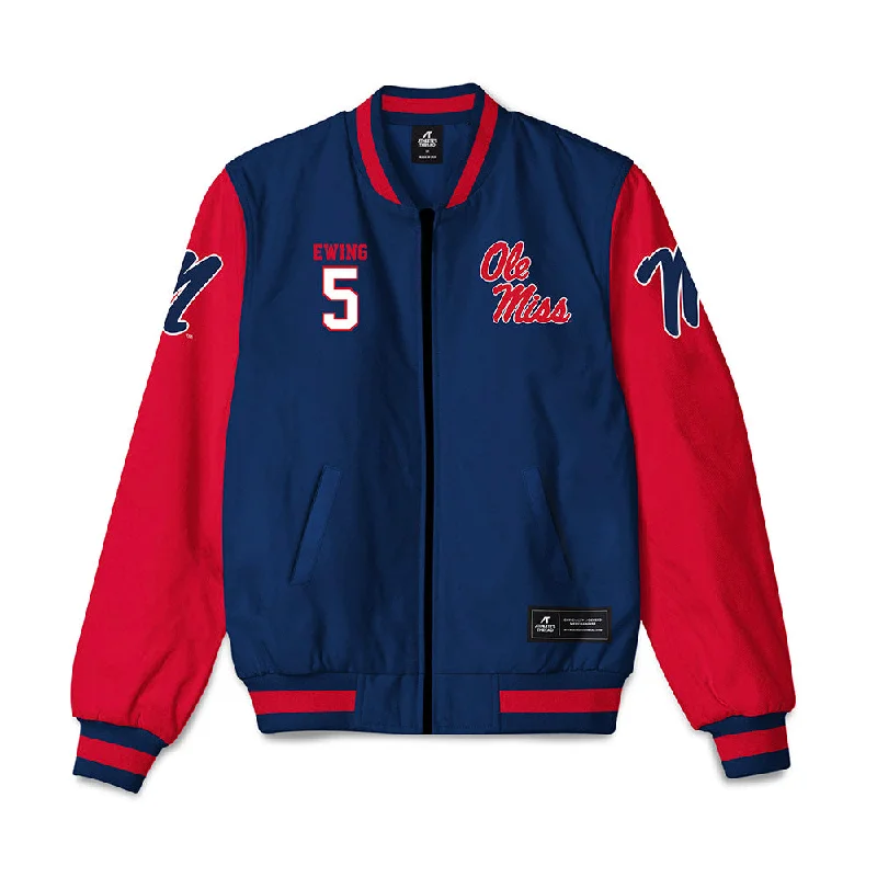 Ole Miss - NCAA Women's Soccer : Evie Ewing - Bomber Jacket Casual Workwear Bomber