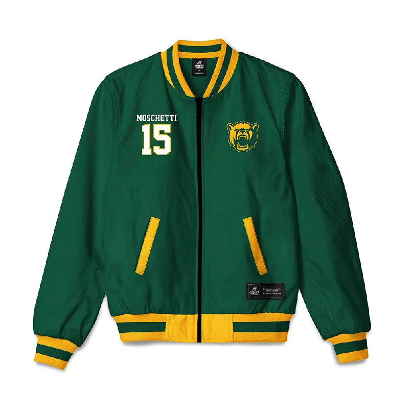 Baylor - NCAA Women's Soccer : Angelina Moschetti - Bomber Jacket Retro 90s Bomber