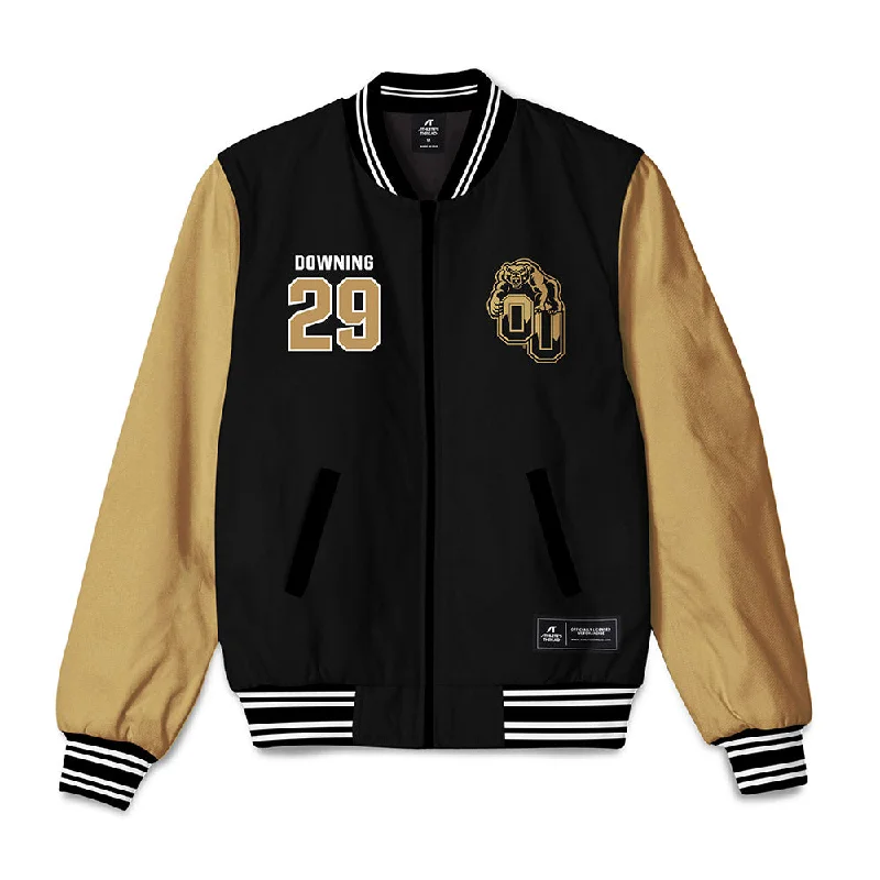 Oakland - NCAA Women's Soccer : Marina Downing - Bomber Jacket Button-Up Bomber Jacket