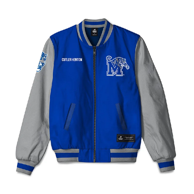 Memphis - NCAA Women's Cross Country : Abigail Cutler-Henton - Bomber Jacket Short Zip Bomber