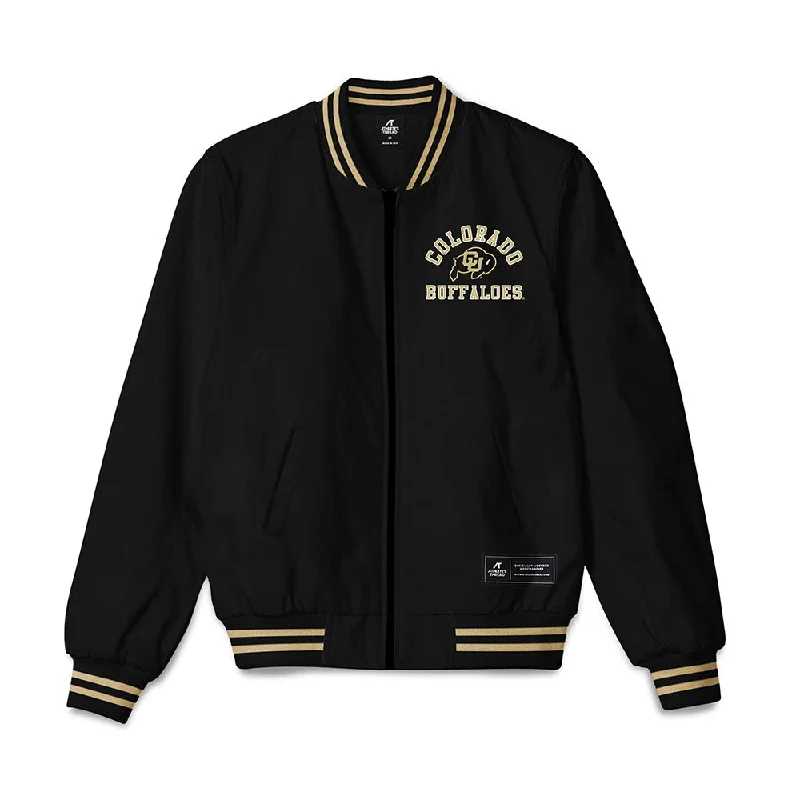 Colorado - NCAA Women's Cross Country : Amanda Opp - Bomber Jacket Elegant Satin Bomber