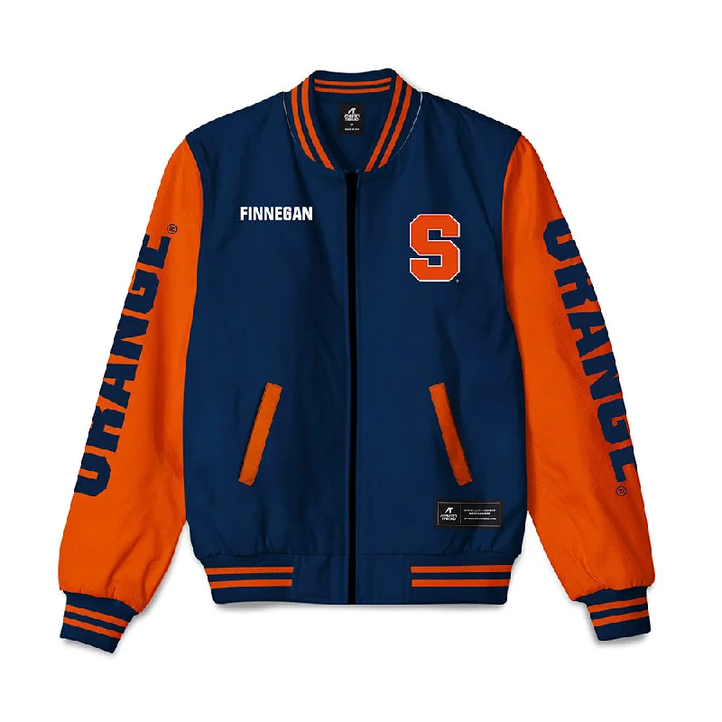 Syracuse - NCAA Women's Cross Country : Grace Finnegan - Bomber Jacket Distressed Vintage Bomber