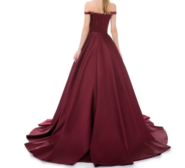 Elegant Prom Dress Sleeveless Prom Dress Burgundy Evening Dress Evening Party Dress Tunics Stylish modern