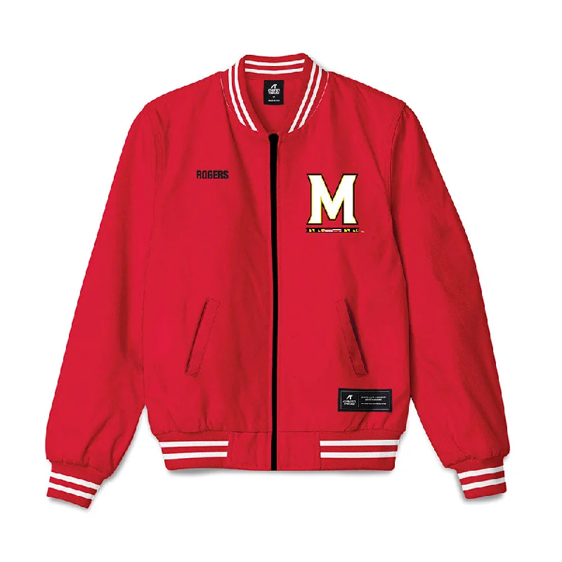 Maryland - NCAA Women's Cross Country : Evelyn Rogers - Bomber Jacket Relaxed Fit Bomber