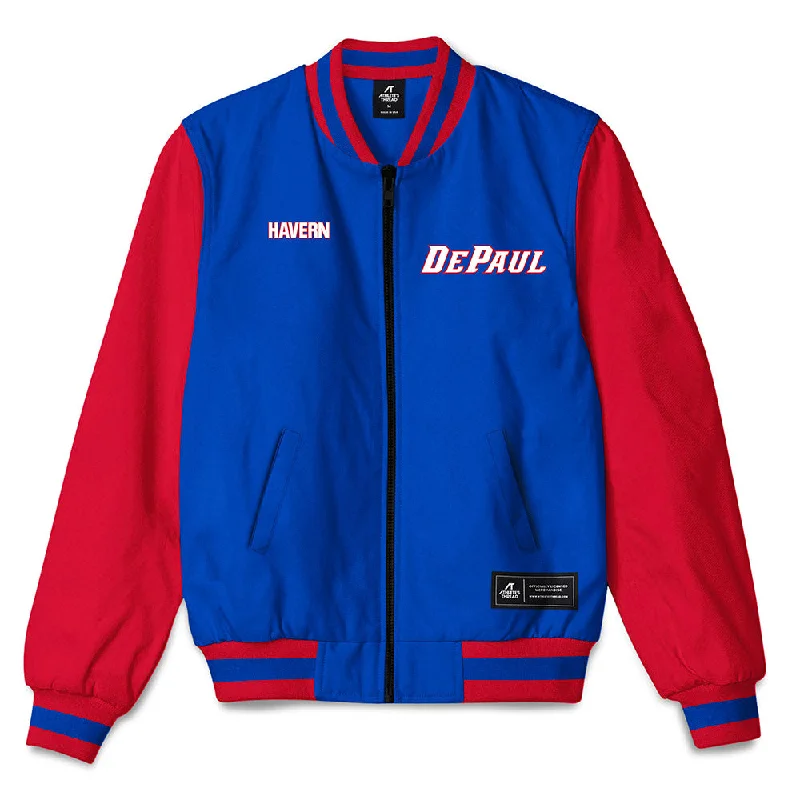 DePaul - NCAA Women's Cross Country : Grace Havern - Bomber Jacket Warm Sherpa Bomber