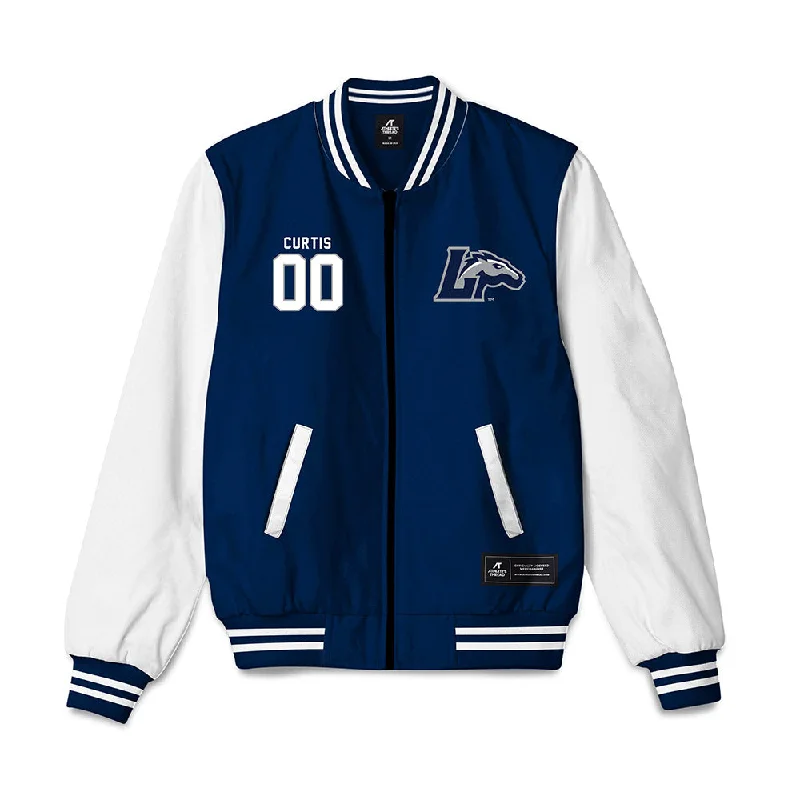 Longwood - NCAA Women's Soccer : Sara Curtis - Bomber Jacket Short Zip Bomber