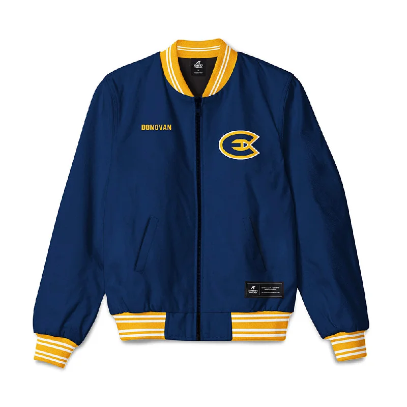 UW Eau Claire - NCAA Women's Soccer : Emma Donovan - Bomber Jacket Bold Graphic Bomber