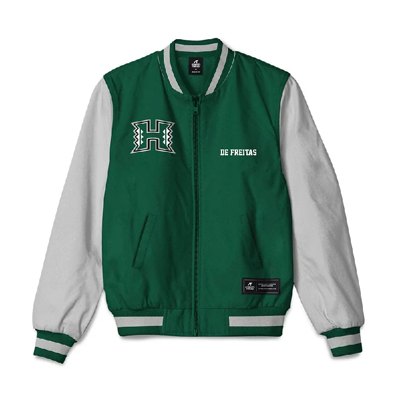 Hawaii - NCAA Women's Cross Country : Bella De Freitas - Bomber Jacket Water-Resistant Bomber