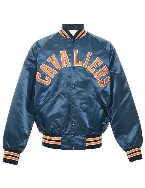 Cavaliers Bomber Jacket - L Chic Monochrome Bomber