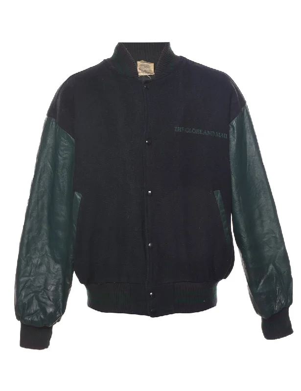 Two Tone Bomber Jacket - XL Water-Resistant Bomber