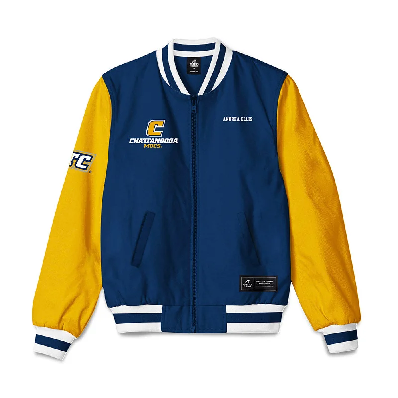 UTC - NCAA Women's Cross Country : Andrea Ellis - Bomber Jacket Zip-Front Bomber Jacket