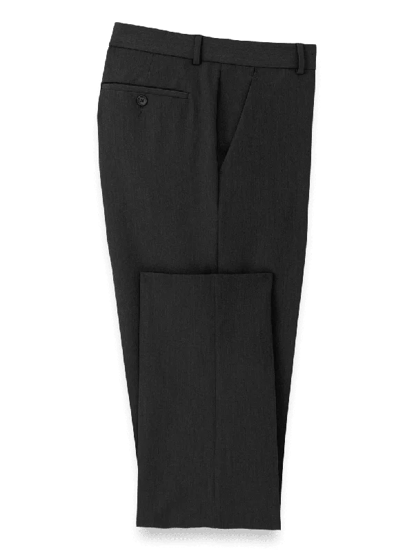 Comfort Stretch Travel Pants - Black High-Waist Yoga Pants