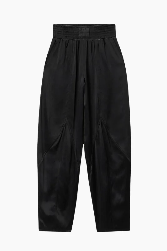 Alexander Wang Wide Leg Balloon Pant - Black Formal Dress Pants