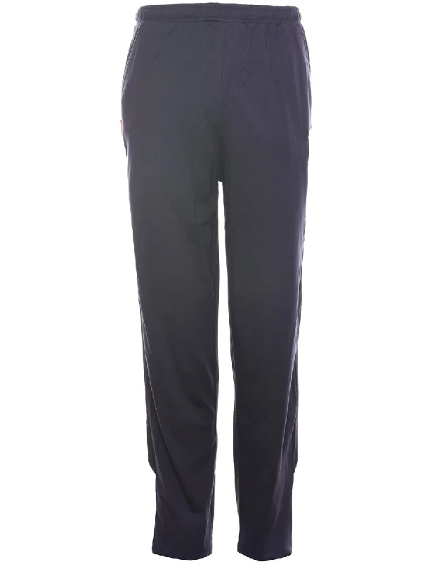 Navy Classic Slazenger Track Pants - W29 L32 Comfortable Wide-Leg Pants