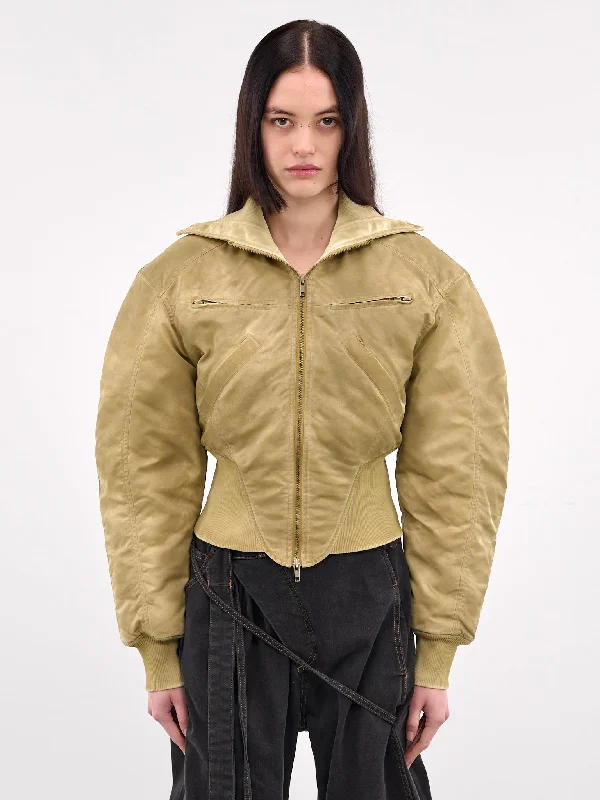 M-Claw Bomber Jacket (MCLB0POL-PALE-OLIVE) Functional Travel Bomber