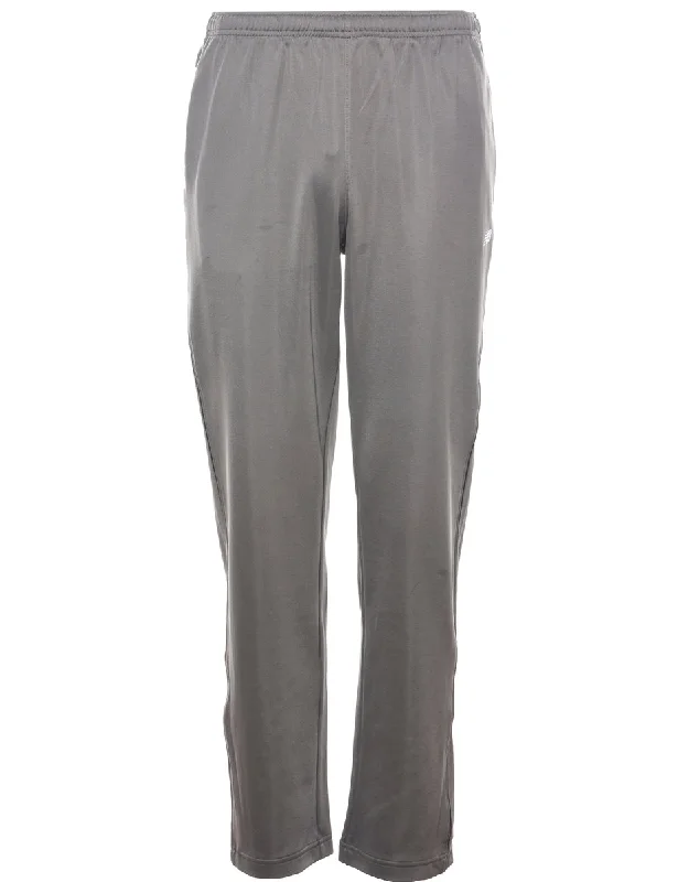 New Balance Light Grey Track Pants - W30 L31 Soft Sweatpants Style