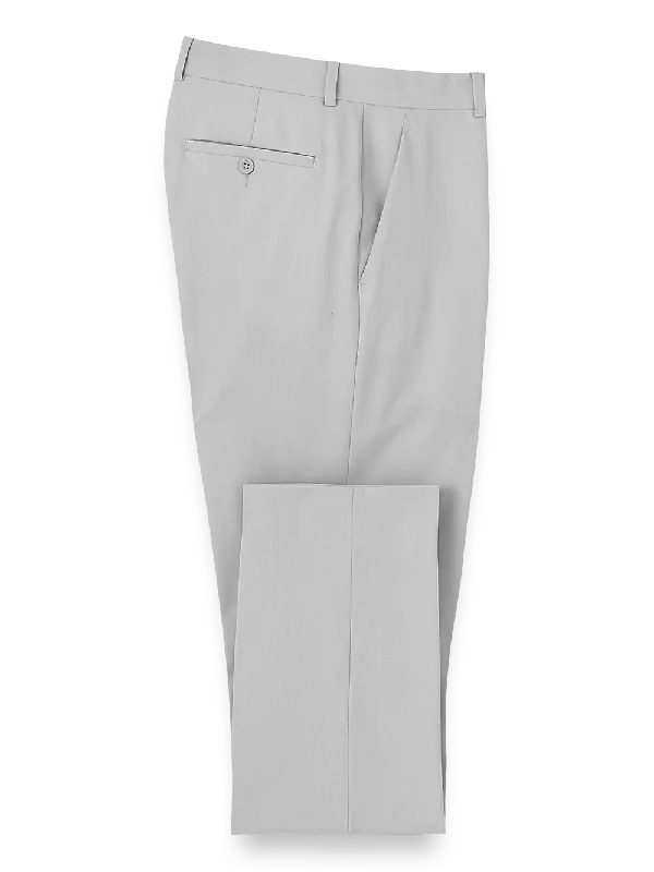 Comfort Stretch Travel Pants - Light Grey Fashionable Sporty Pants