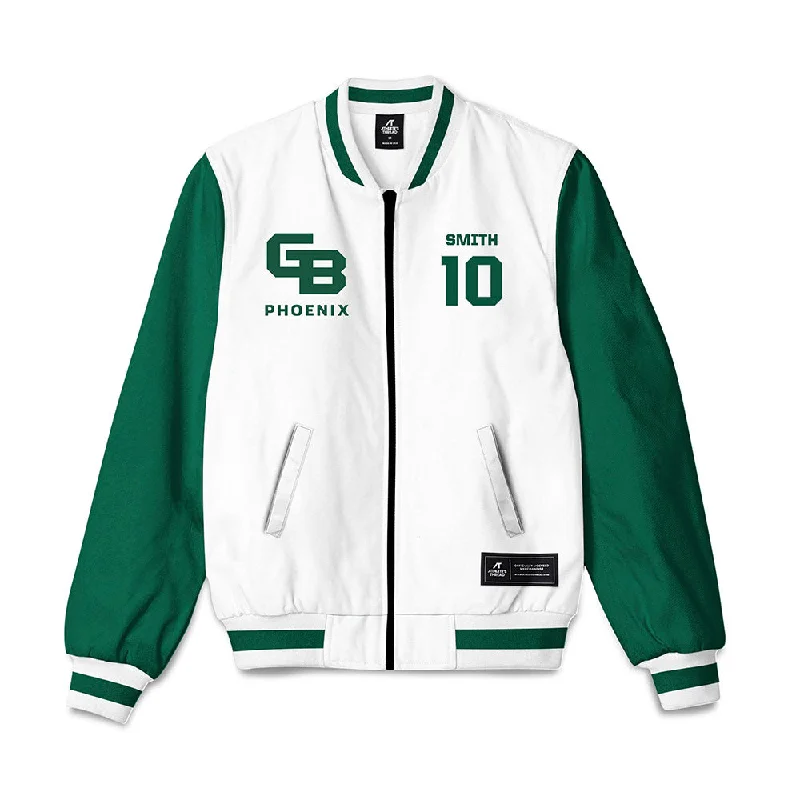 UW Green Bay - NCAA Women's Cross Country : Ellie Smith - Bomber Jacket Ultra-Soft Knit Bomber