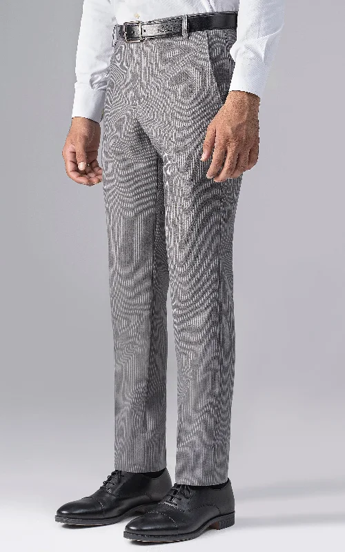 DRESS PANT  SLIM FIT LIGHT GREY Comfortable Fleece Pants