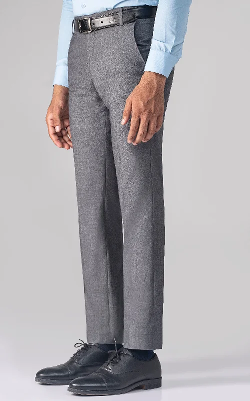 DRESS PANT GREY SELF Soft Stretch Pants