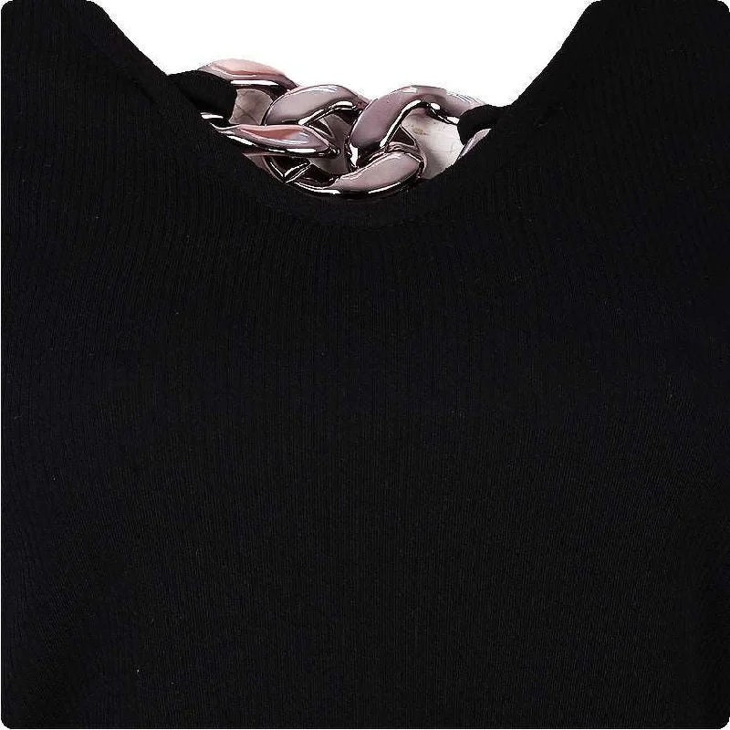 REDTAG Black Formal Jersey Top for Women