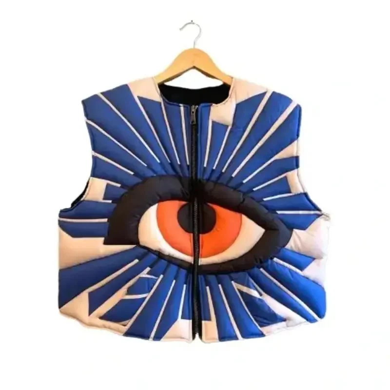 All Seeing Eye Puffer Vest