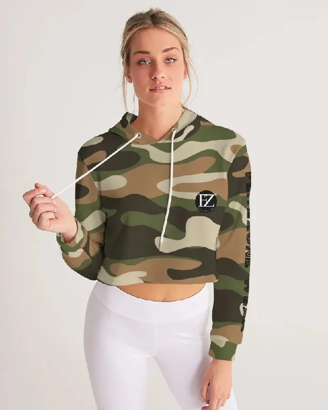 ARMY FLITE Women's Cropped Hoodie