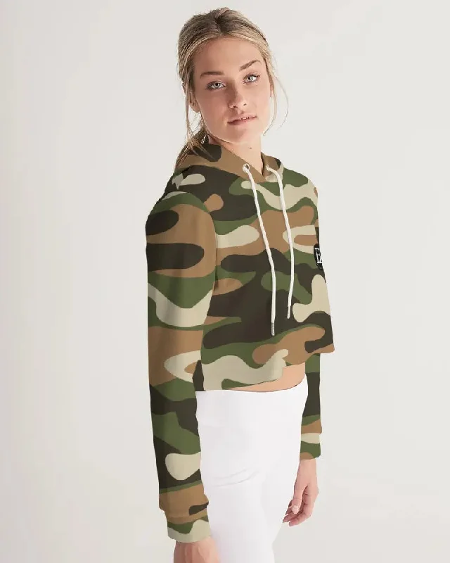 ARMY FLITE Women's Cropped Hoodie