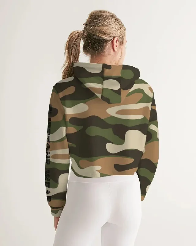 ARMY FLITE Women's Cropped Hoodie