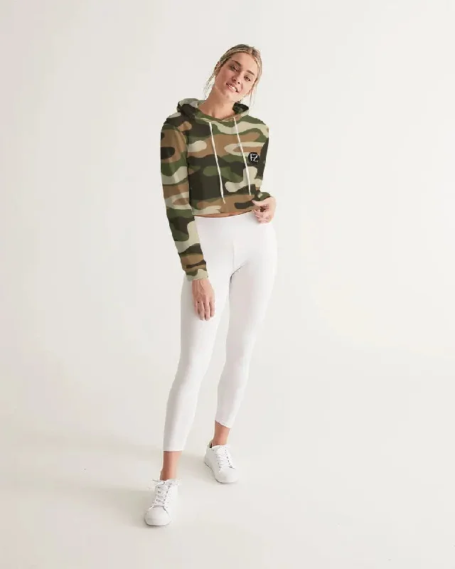 ARMY FLITE Women's Cropped Hoodie