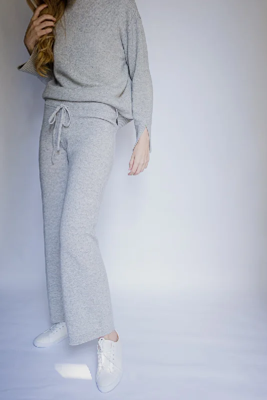 Belgravia Cashmere Pants - Grey