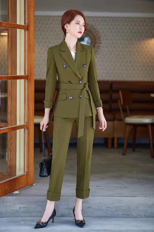 Fashion Temperament Leisure Goddess All-match Clothes Pants Suit