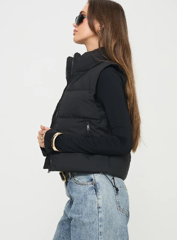 Fuentes Puffer Vest Black