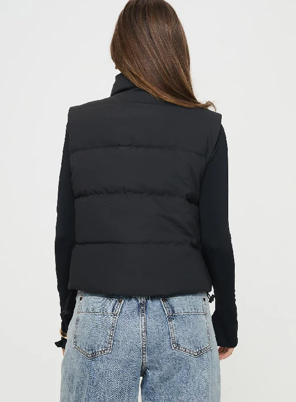 Fuentes Puffer Vest Black